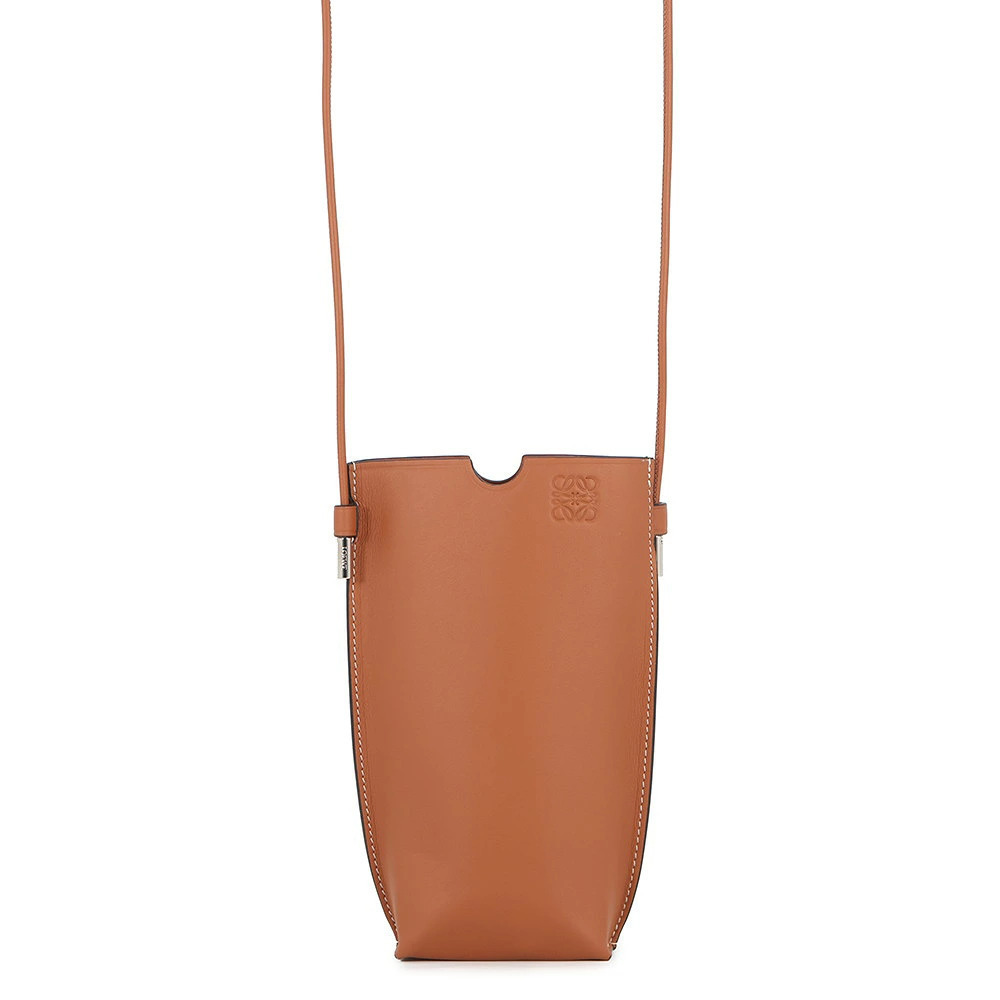 Loewe phone Pouch Clutch Anagram leather pochette case